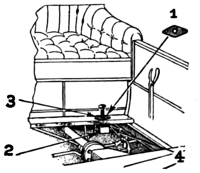Method of installing a starting switch on the running board: the same care applies to any fuse or switch mounted for accessibility.