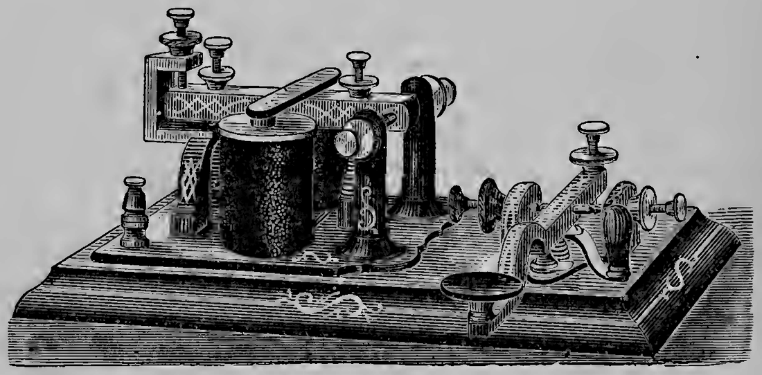 The learner's instrument: sounder, key and battery, the basic three-piece outfit for practice. Every discipline starts with the same small toolkit.