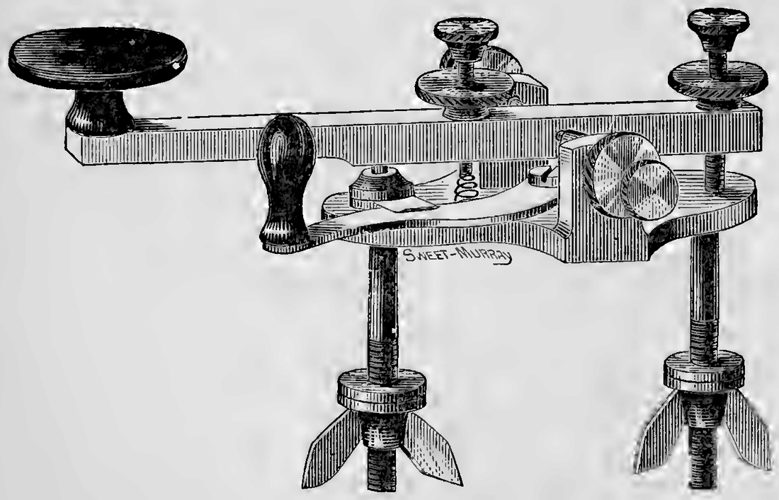 The key, a contrivance for opening and closing a voltaic circuit at pleasure: the ancestor of every typed command.